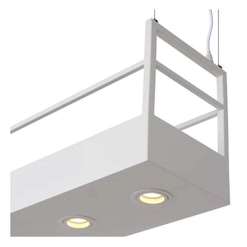 Lucide MIRAVELLE - Suspension - 6xGU10 - Blanc - détail 3